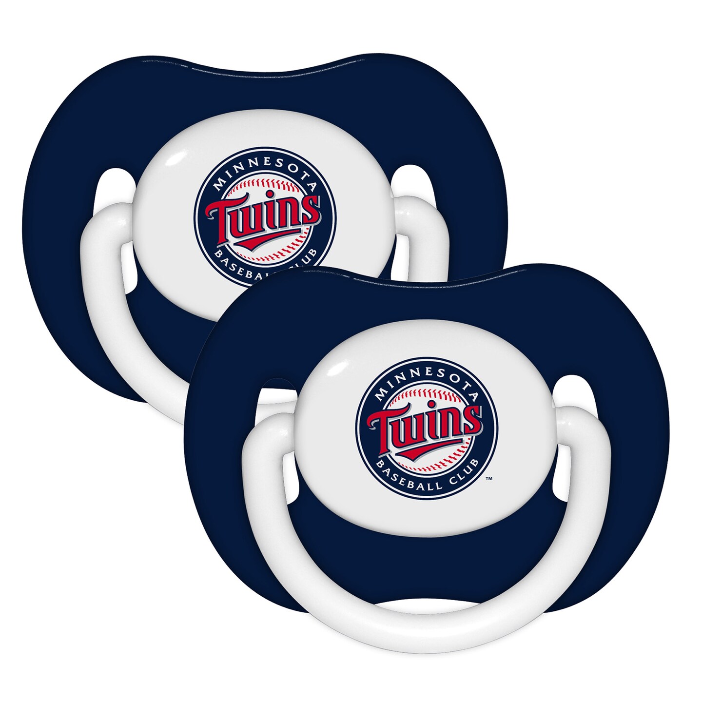 BabyFanatic Pacifier 2-Pack - MLB Minnesota Twins - Officially Licensed  League Gear