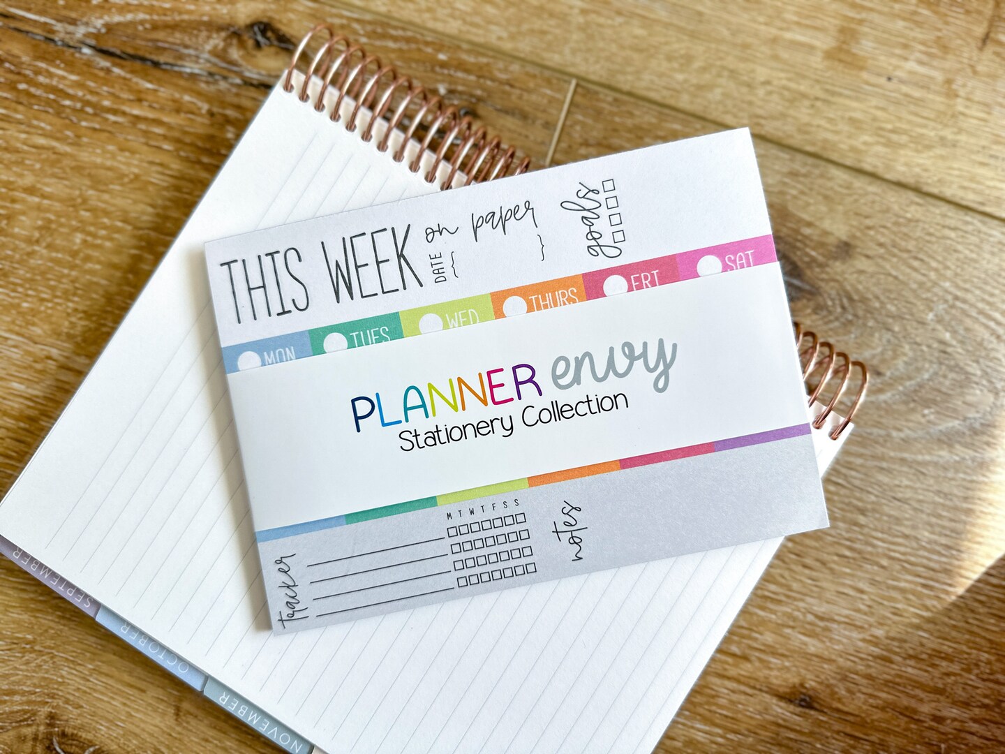 Weekly Dashboard Things To Do Rainbow Notepad - 7x5 Inches (*Notepad Only*)