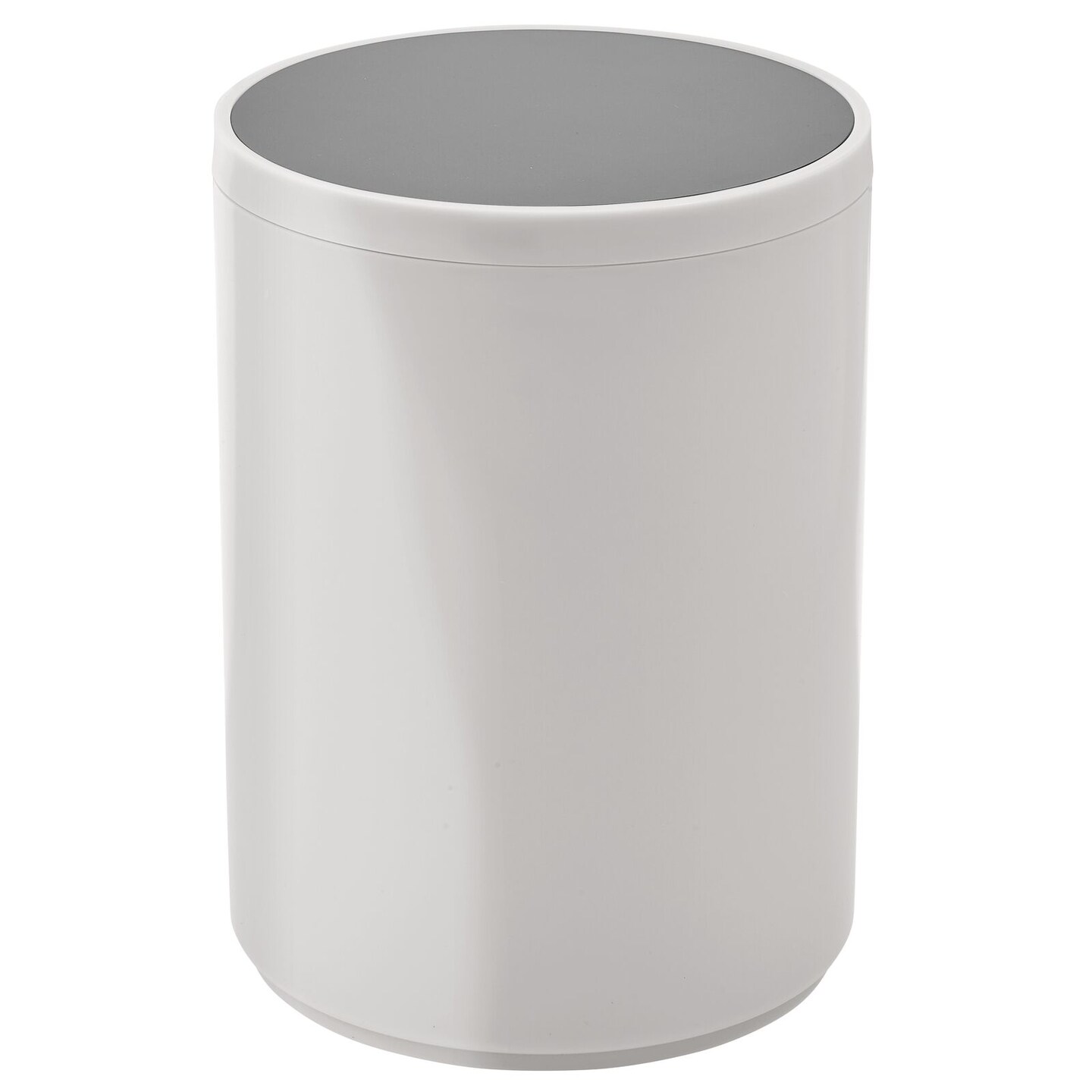 mDesign Round Swing Trash Can Garbage Bin Michaels