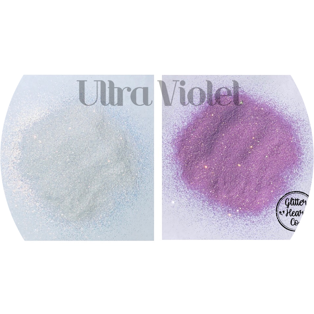 Polyester Glitter - Ultra Violet UV Color Changing by Glitter Heart Co.™