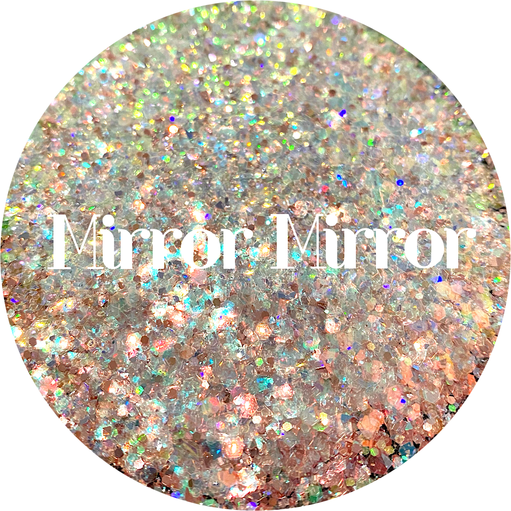 Polyester Glitter Mirror Mirror by Glitter Heart Co.™ Michaels