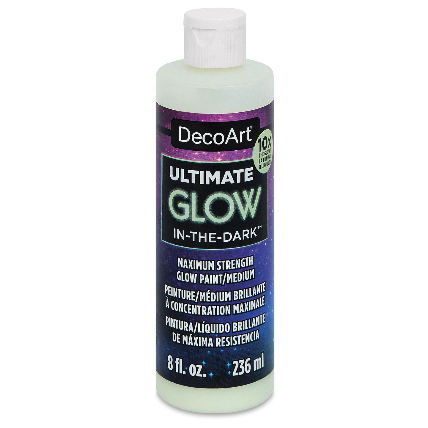 DecoArt Ultimate Glow-in-the-Dark Acrylic Paint - 8 oz