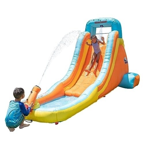 Sportspower My First Inflatable Water Slide Blue/Yellow/Orange-