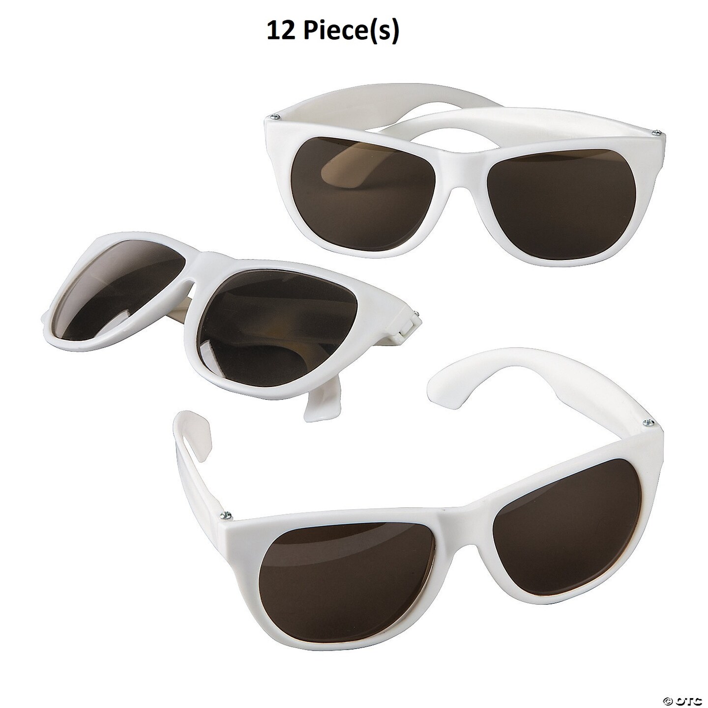 White Nomad Sunglasses - 12 Pc.