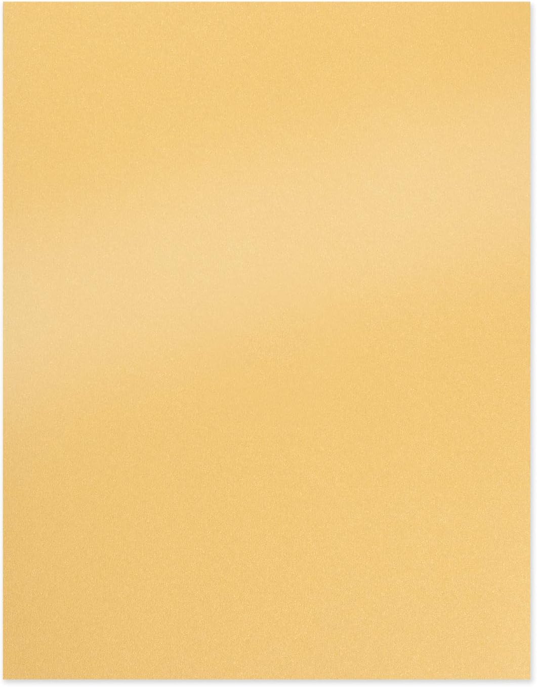 Gold Metallic Paper - 100-Pack Golden Shimmer Paper, Paper Crafting Supplies, Perfect for Flower Making, Ticket, Invitation, Stationery, Scrapbook Use, Printer Friendly, 80lb Text, 8.5 x 11 Inches