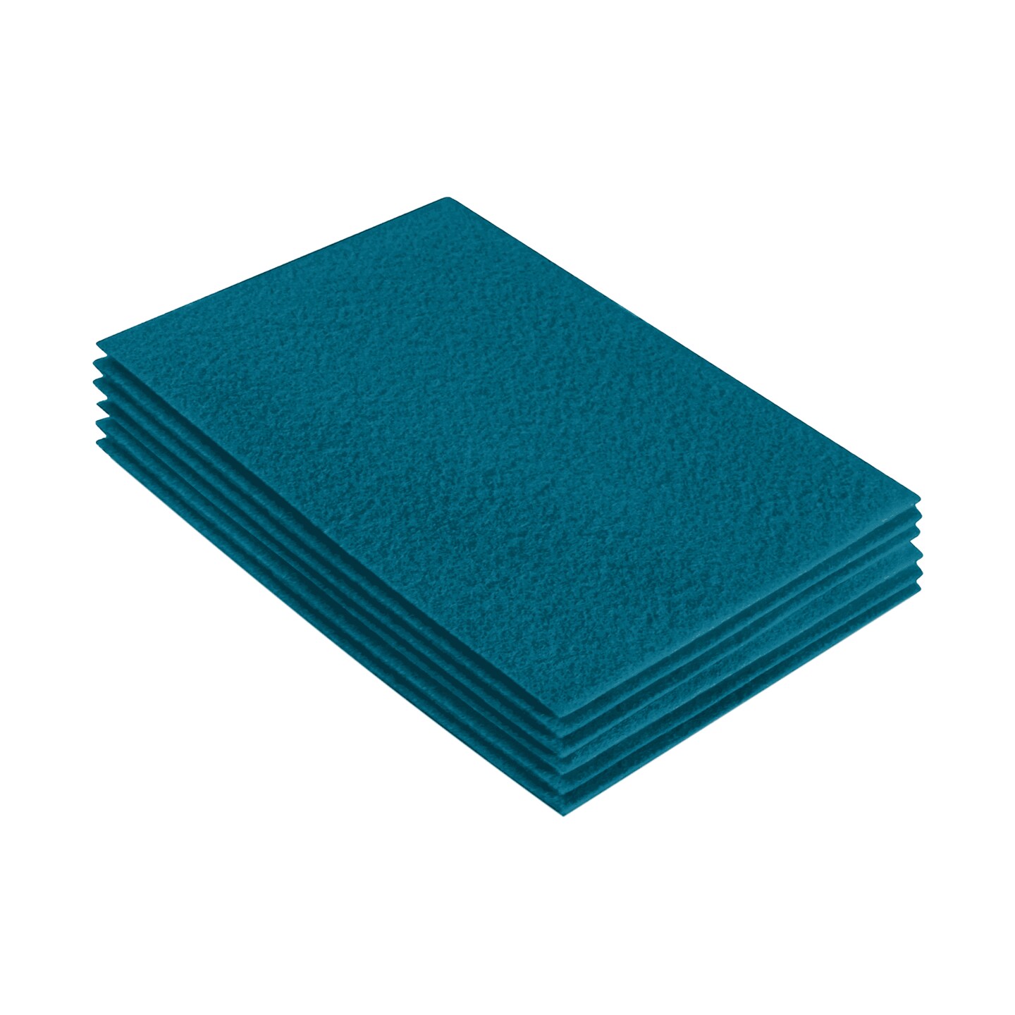 FabricLA Acrylic Felt Sheets for Crafts - Precut 9" X 12" Inches (20 cm X 30 cm) Felt Squares - Use Felt Fabric Craft Sheets for DIY, Costume, and Decoration | Turquoise - 6 Pieces