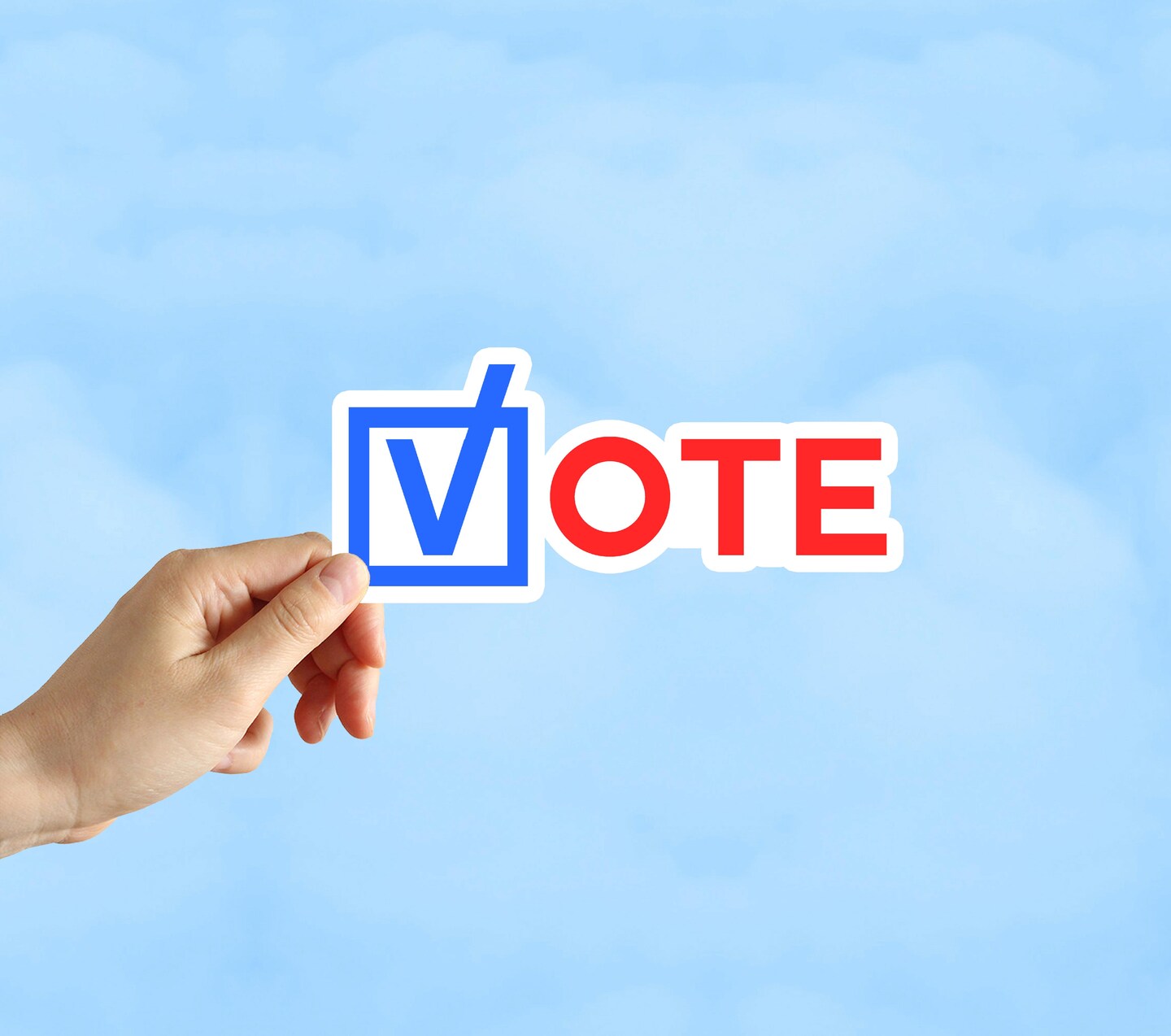 Vote Sticker, Your Voice Matters Sticker, Water Bottle Stickers, Laptop Stickers, Laptop Decals