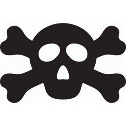 Nice Skull Vinyl Decal Sticker Stickers, Labels & Tags Michaels