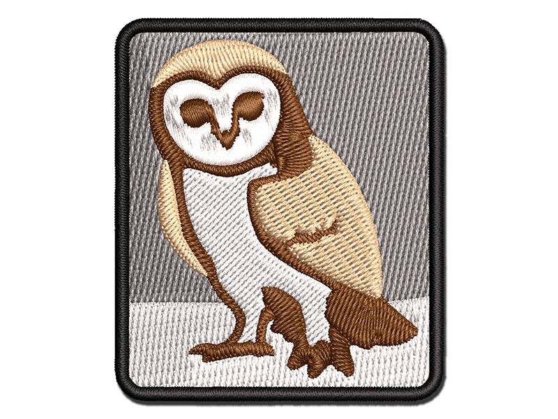 Owl Iron on Embroidered Patch Logo