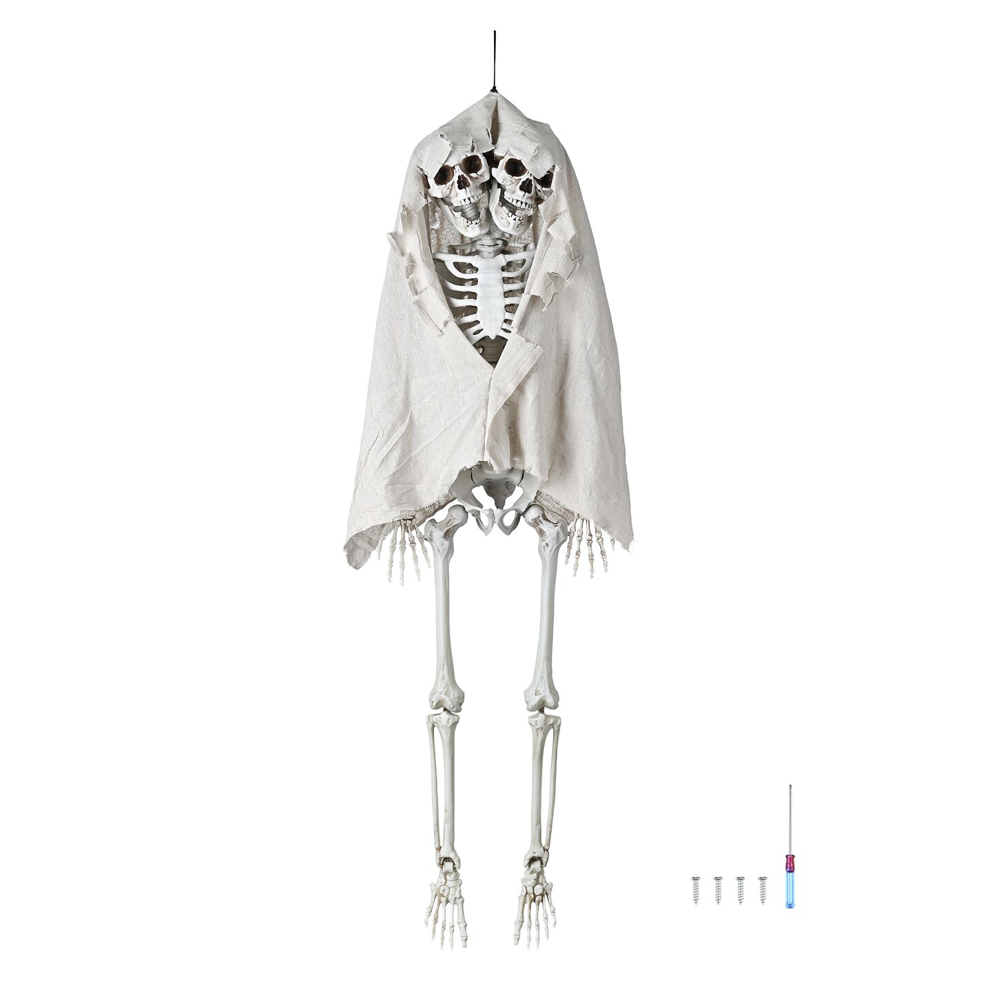 Halloween Two-Headed Skeleton 