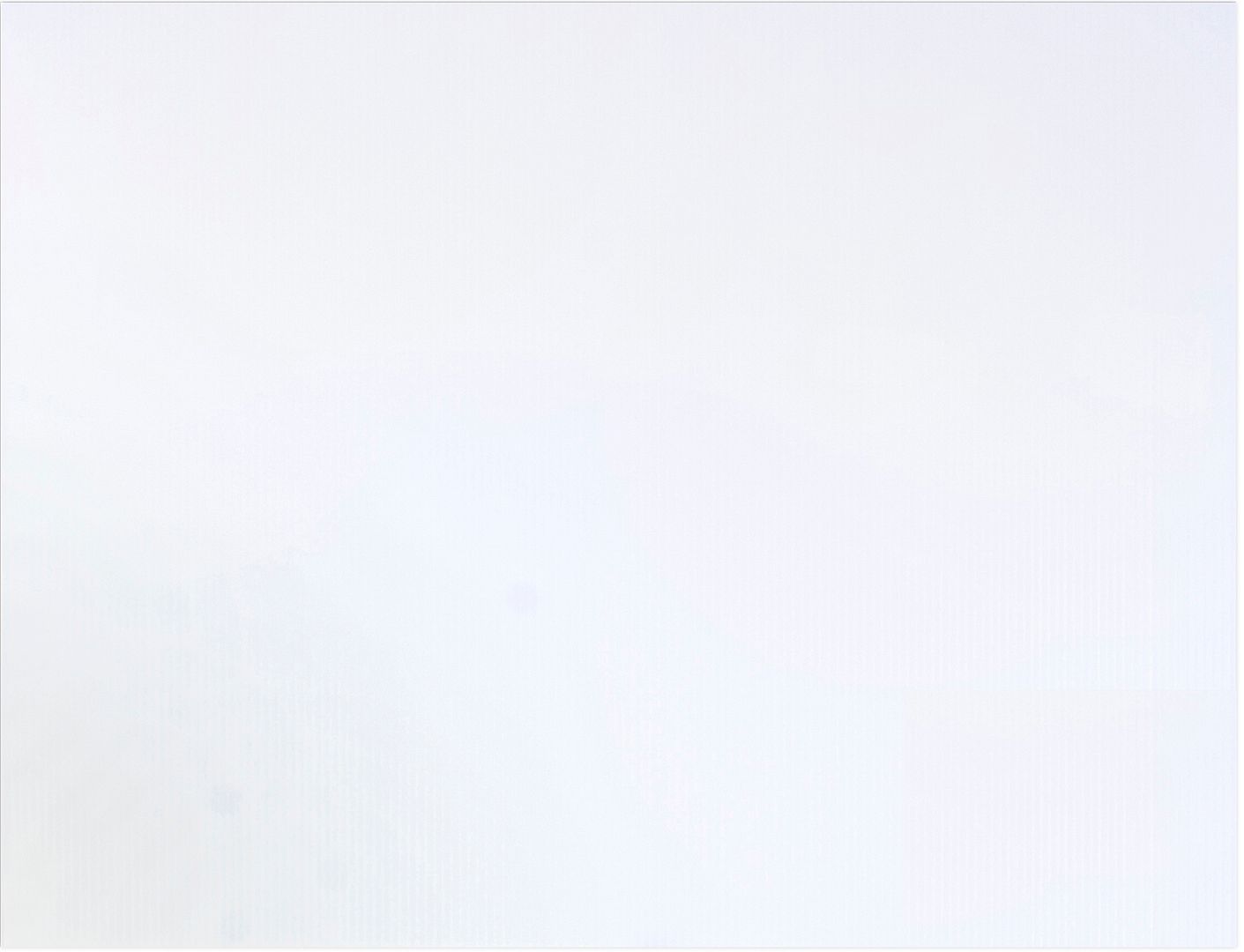 COSCO Sign and Stake Kit, Blank White Durable Plastic Corrugate with H-Stake, 15" x 19", 3-Pack