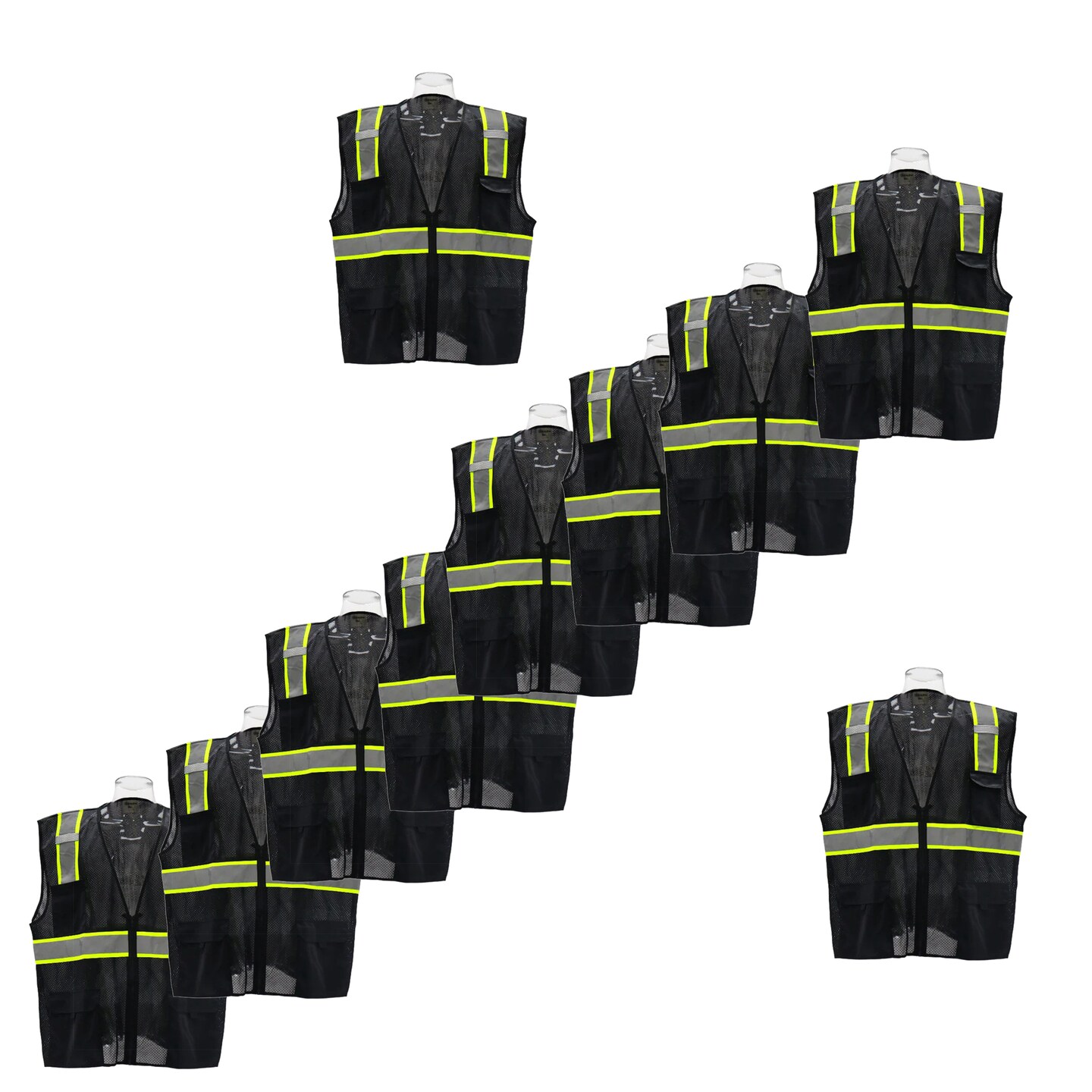 Multi Colors High-Visibility Pocket Safety Vest