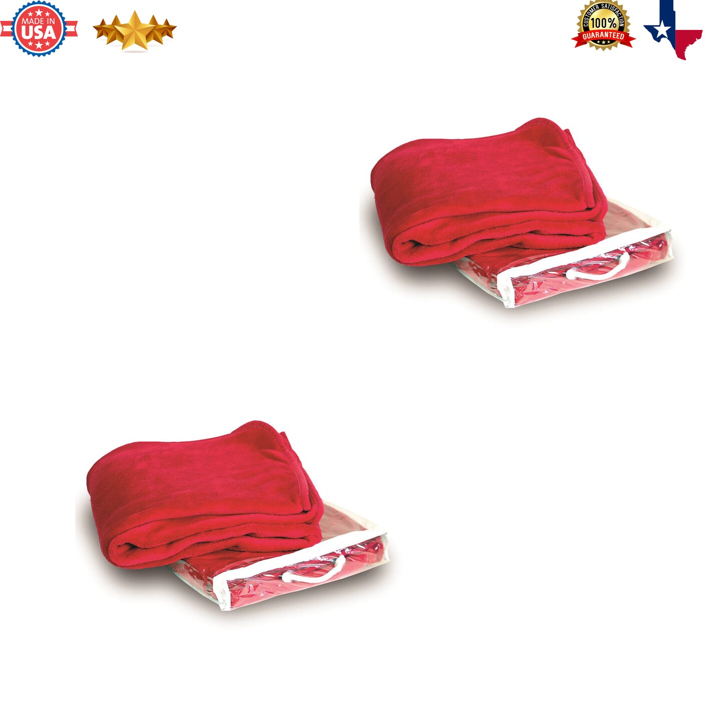 Alpine Fleece&#xAE; - 2 pcs: Micro Coral Fleece Blanket