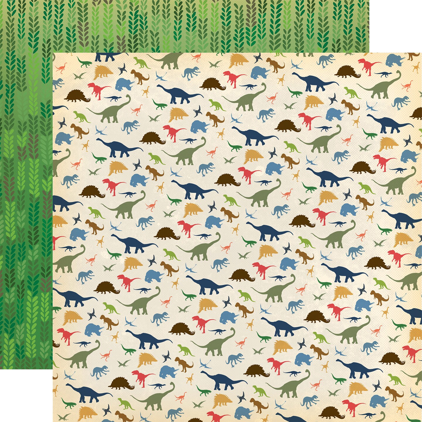 Carta Bella Dinosaurs I Love Dinosaurs 12 x 12 Double-sided Cardstock Paper