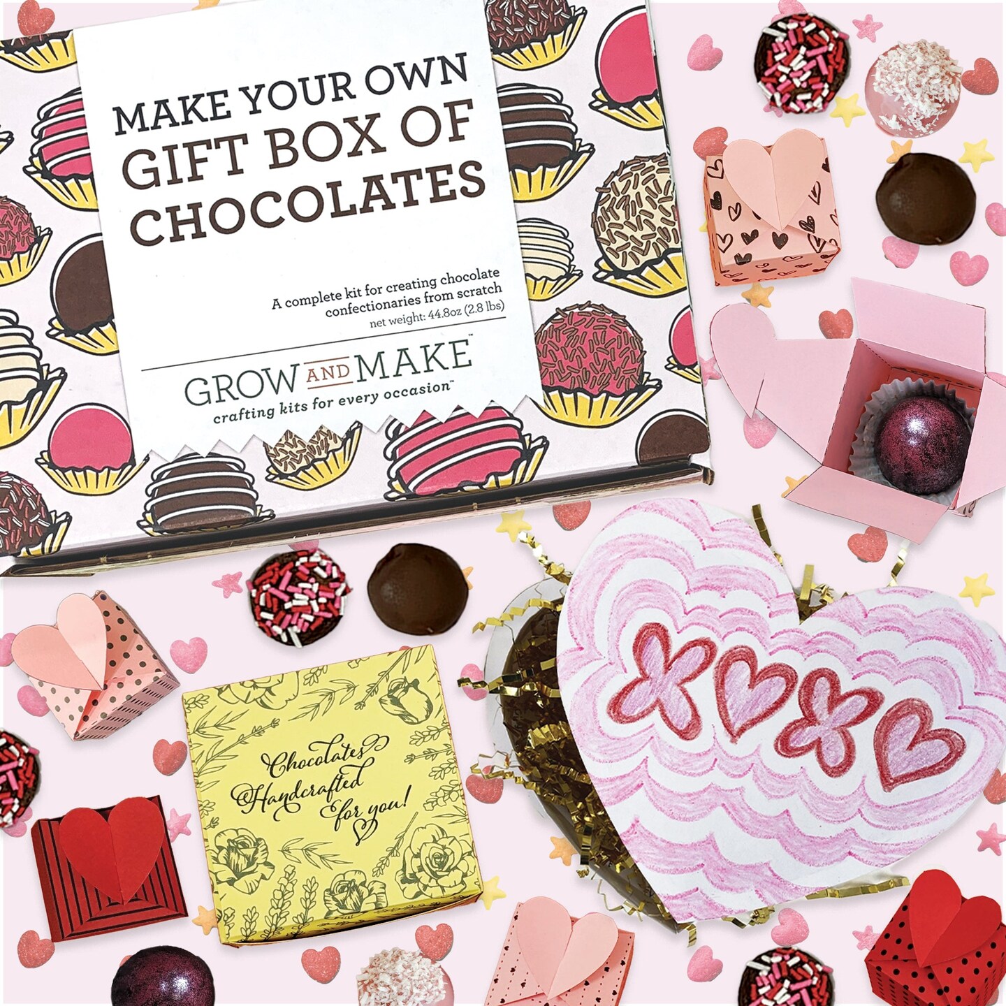Make Your Own Gift Box of Chocolates DIY Chocolate Making Kit