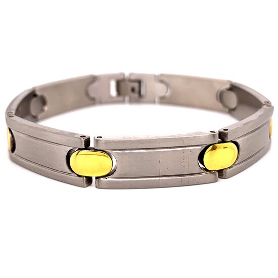 Gold & Stainless Steel Bracelet Michaels