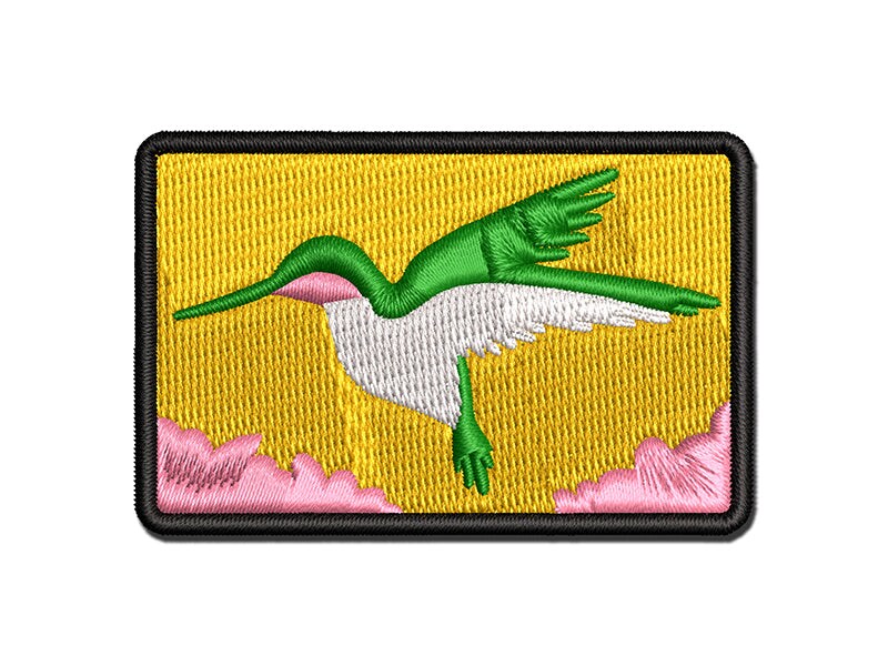 Iron on Patch - Hummingbird