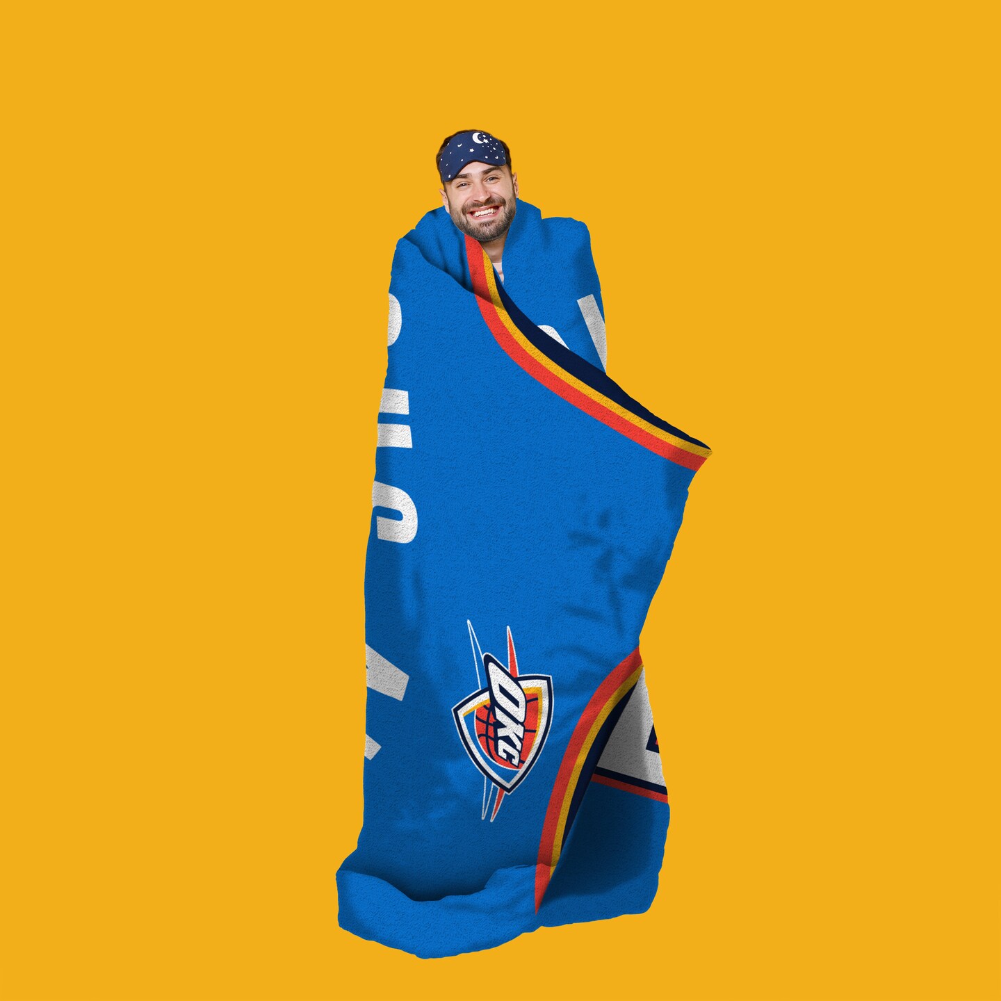 Sleep Squad Oklahoma City Thunder Shai Gilgeous-Alexander 60” x 80” Plush  Jersey Blanket