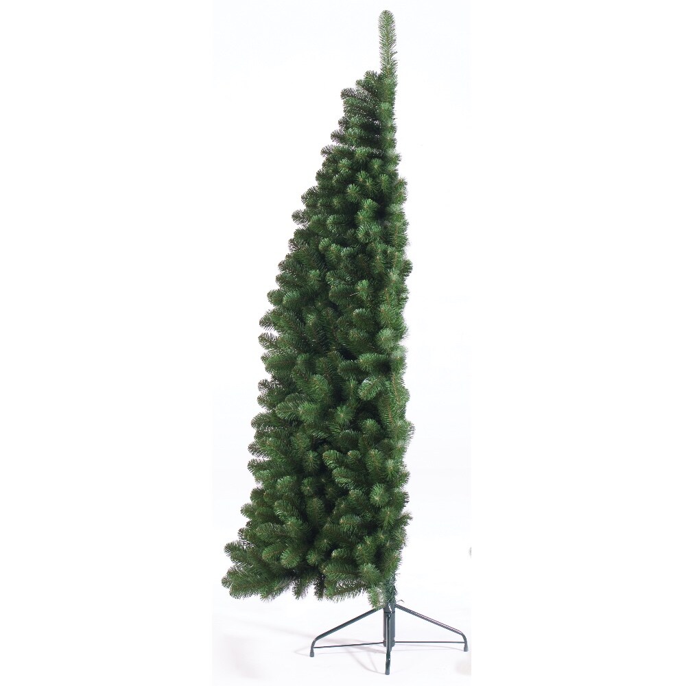 7ft. Half Tree Unlit Artificial Christmas Tree - HOLIDAY TREE