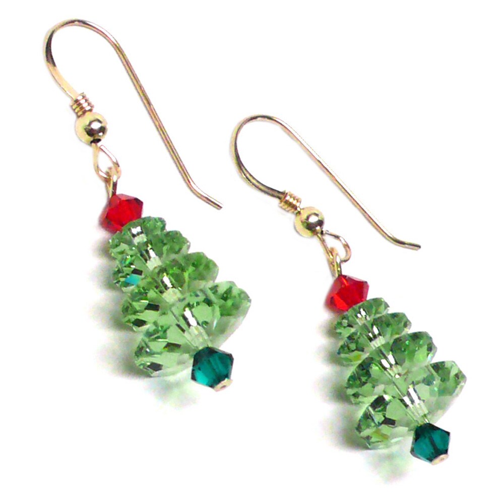 Swarovski Crystal Christmas Tree Earring Kit