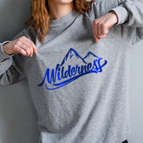 PrintFOIL Metallic Foil Heat Transfer Dark Blue Iron On 12" X 25ft for HTV Vinyl for DIY Tshirt,Bags,Garments