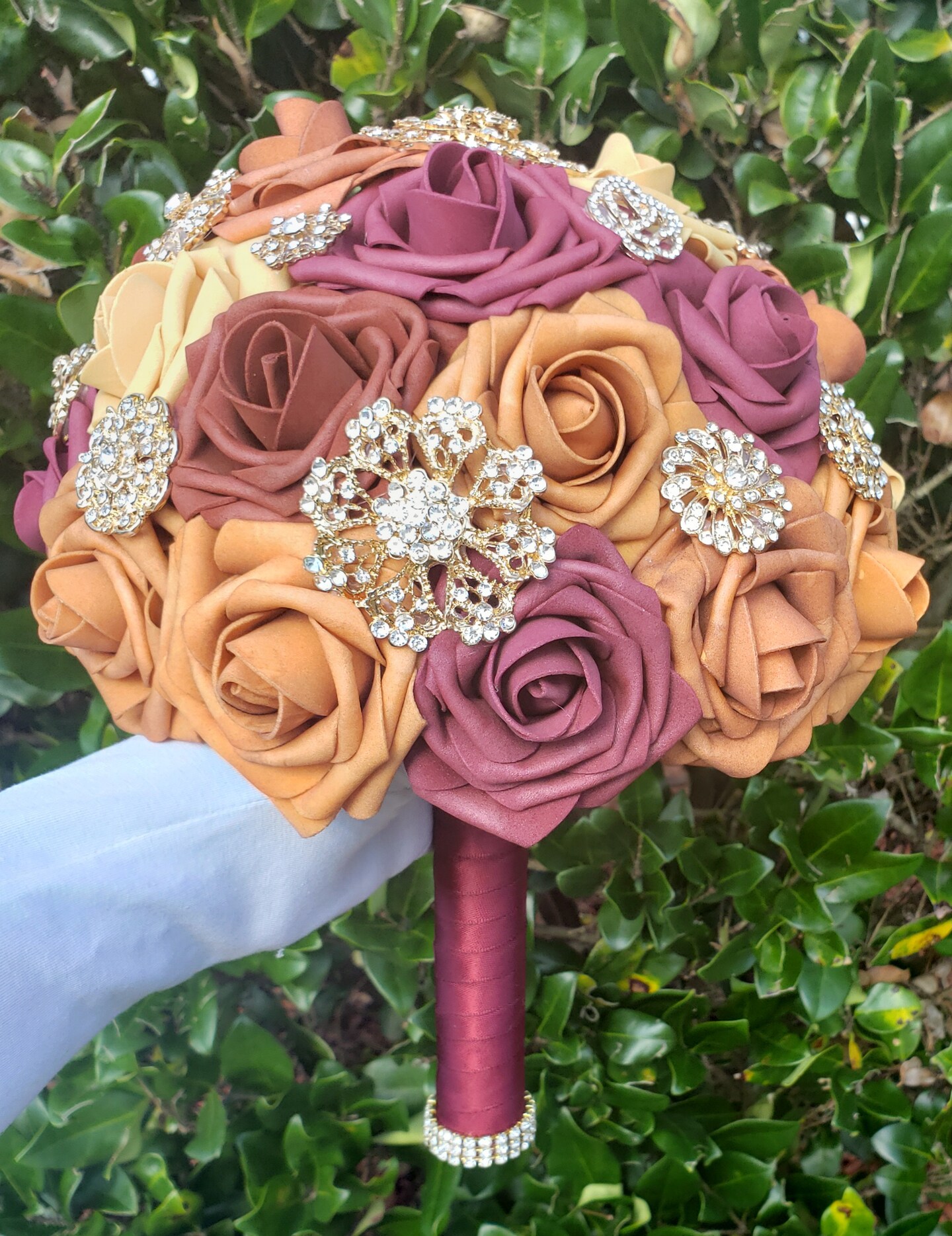 Wedding bouquet brooch hotsell