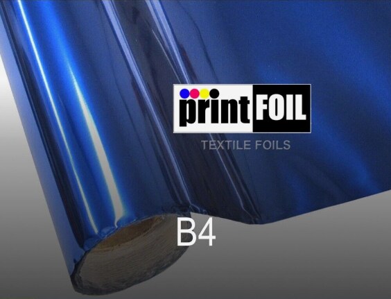 PrintFOIL Metallic Foil Heat Transfer Dark Blue Iron On 12" X 25ft for HTV Vinyl for DIY Tshirt,Bags,Garments