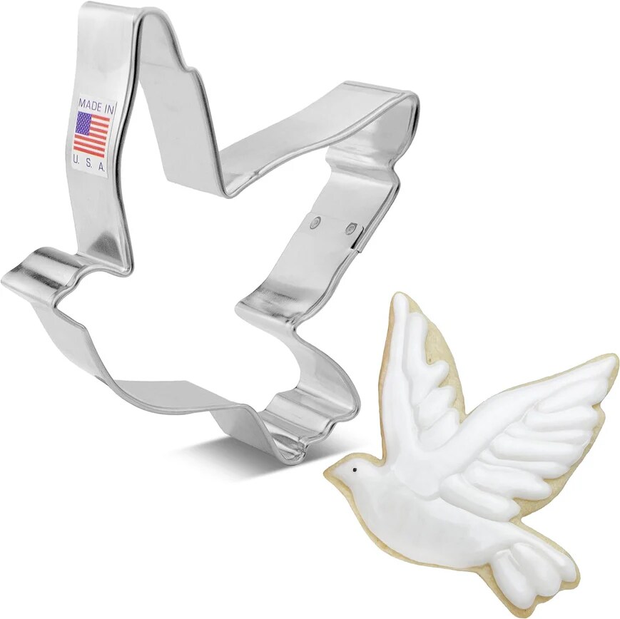 Ann Clark Peace Dove Bird Cookie Cutter 4&#x22;