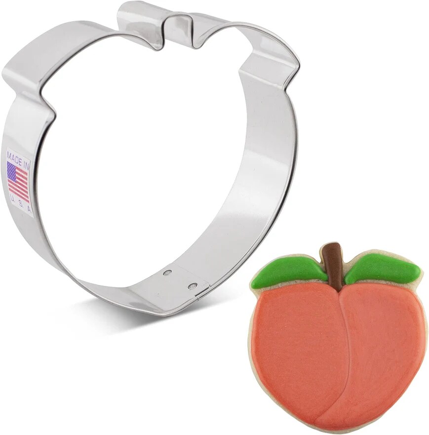 Ann Clark Peach Cookie Cutter, 3.25&#x22; Fruit