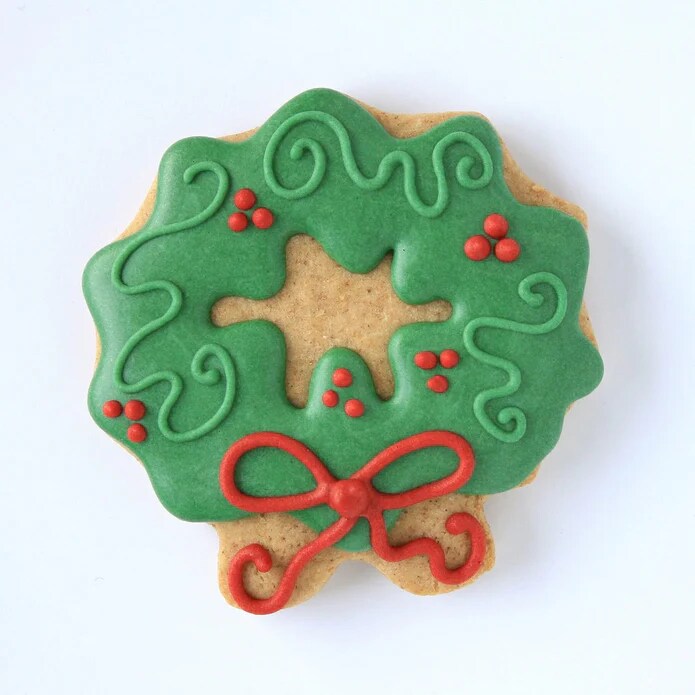 Ann Clark Christmas Wreath Cookie Cutter, 3.5&#x22;