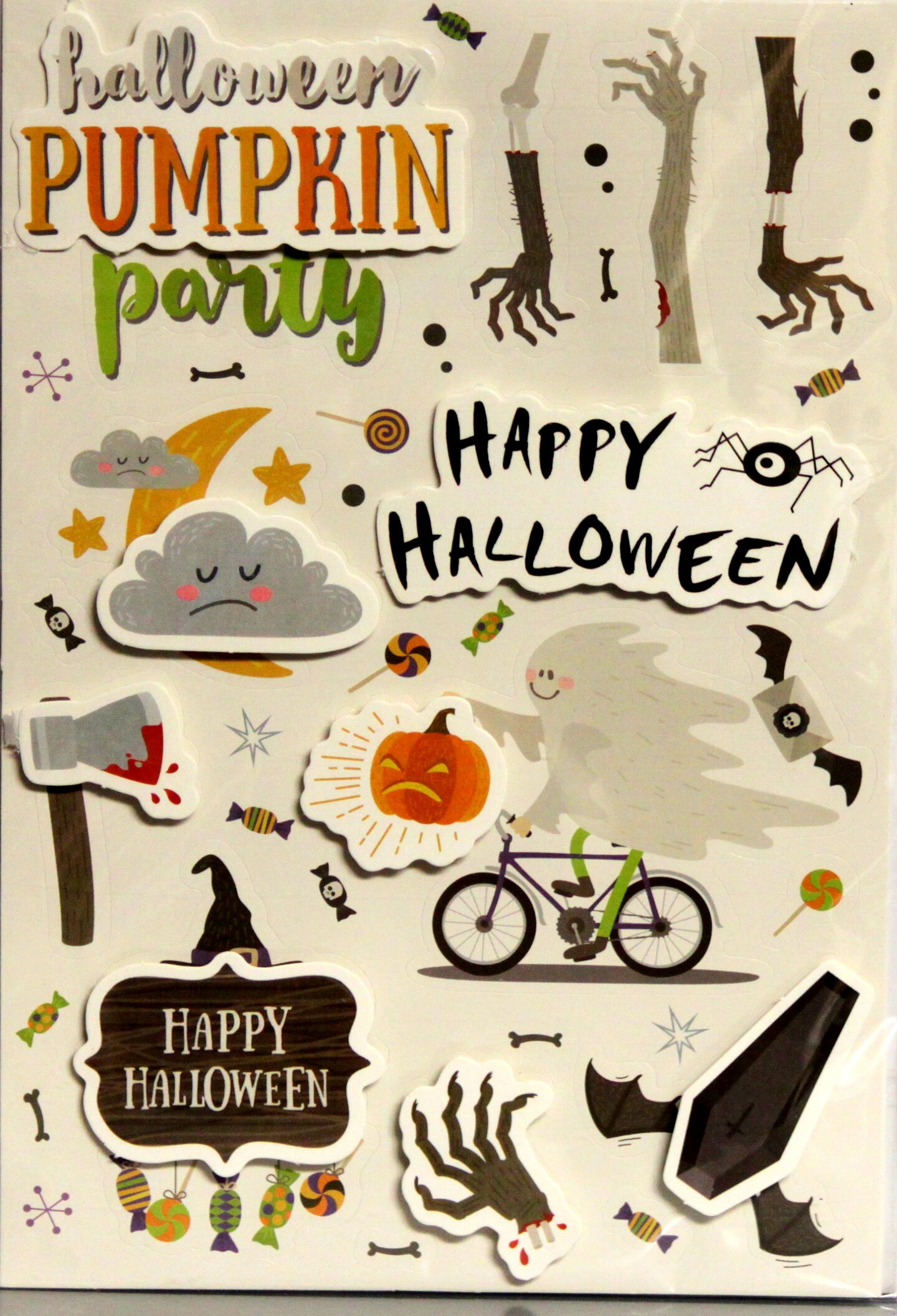 Designer Halloween Dimensional Stickers