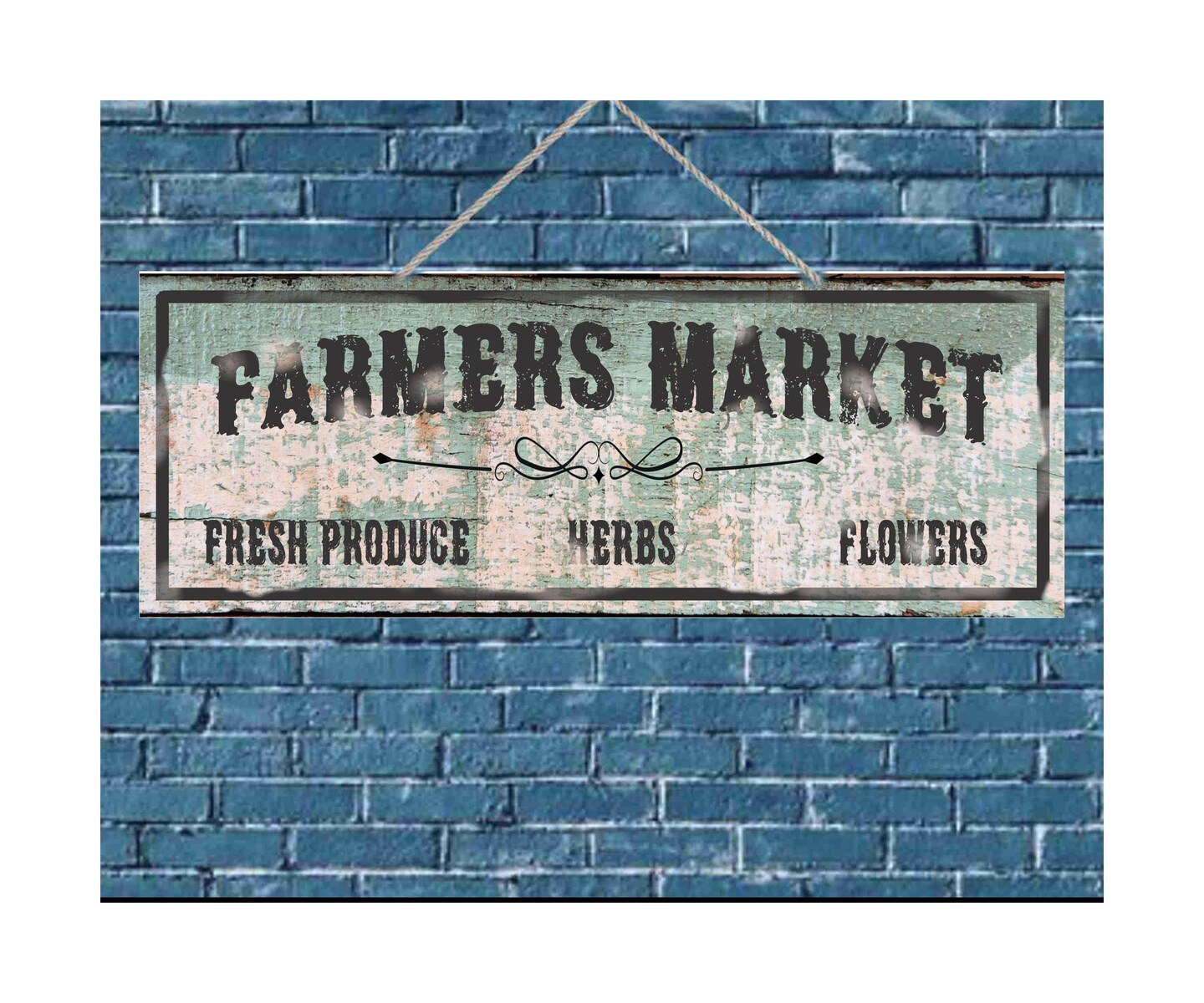 Farmers Market -Country Store Wood Sign 6 x 16 Inches Vintage Old Store  Signs Wall Art Home Decor Kitchen Signs OF The Past | MakerPlace by Michaels, image size:1080x900