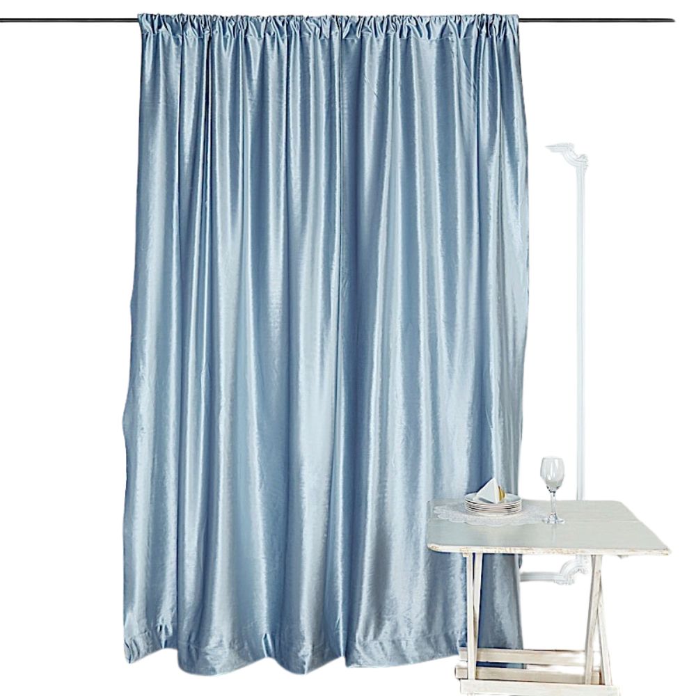 Luxurious 8x8ft Velvet Backdrop Curtain