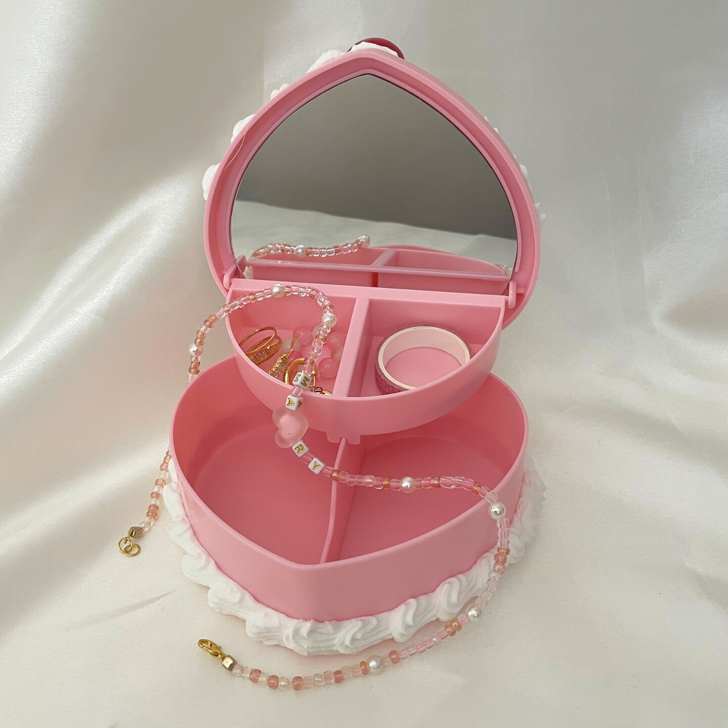 Armoire For Sale Tolida Vintage Crystal Jewelry Box With Mirrored