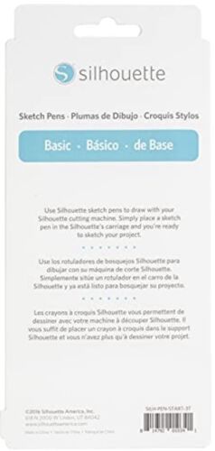 Silhouette Sketch Pens 8 Pack Basic Colors SILH-PEN-START-3T-B