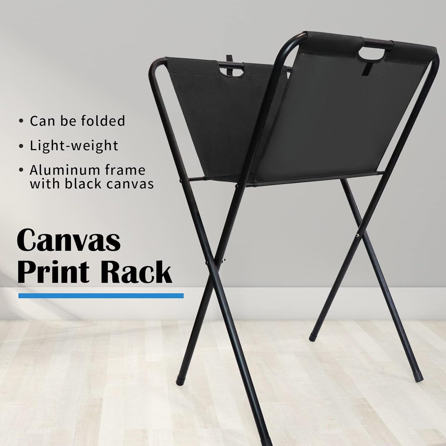 Canvas Print Rack, Display Rack for Posters, Holds Artwork, Prints, Panels, Canvas Art for Shows & Storage