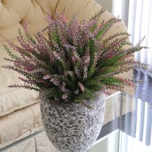 Purple Cedar Bush Set for Indoor/Outdoor Decor - Vibrant, Lifelike Foliage for Home, Office &#x26; Event Accents - Perfect for Floral Arrangements - Floral Home by Artificial Flowers