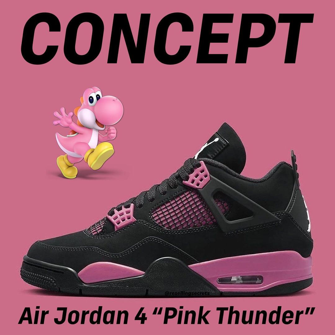 Jordan 4 Pink Thunder