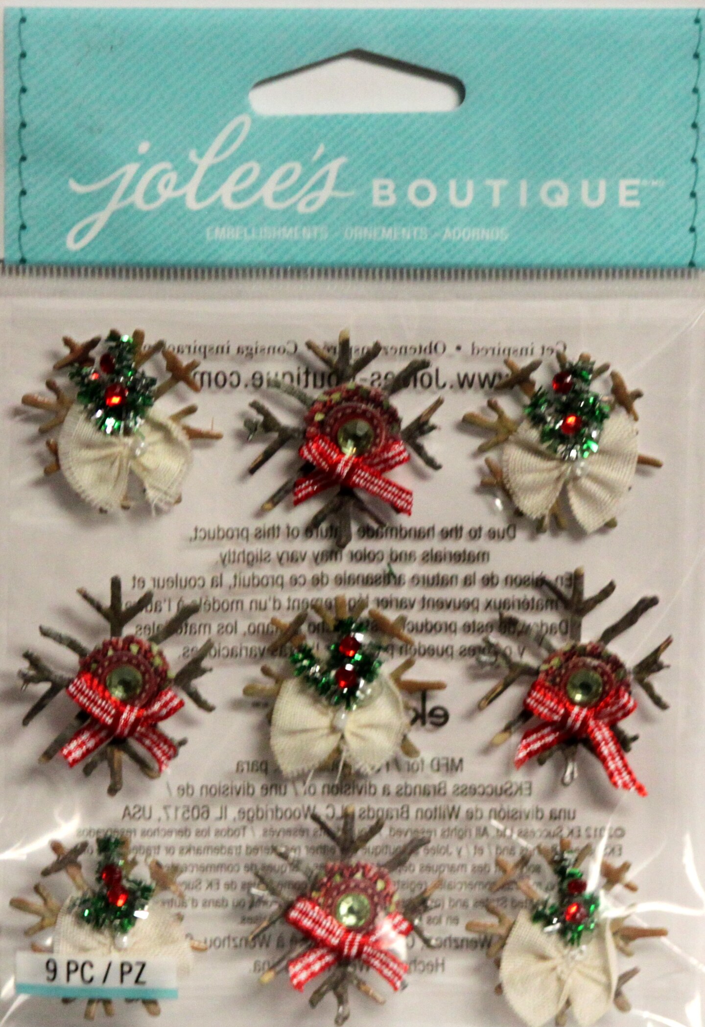 Jolee&#x27;s Boutique Chipboard Snowflakes Dimensional Stickers