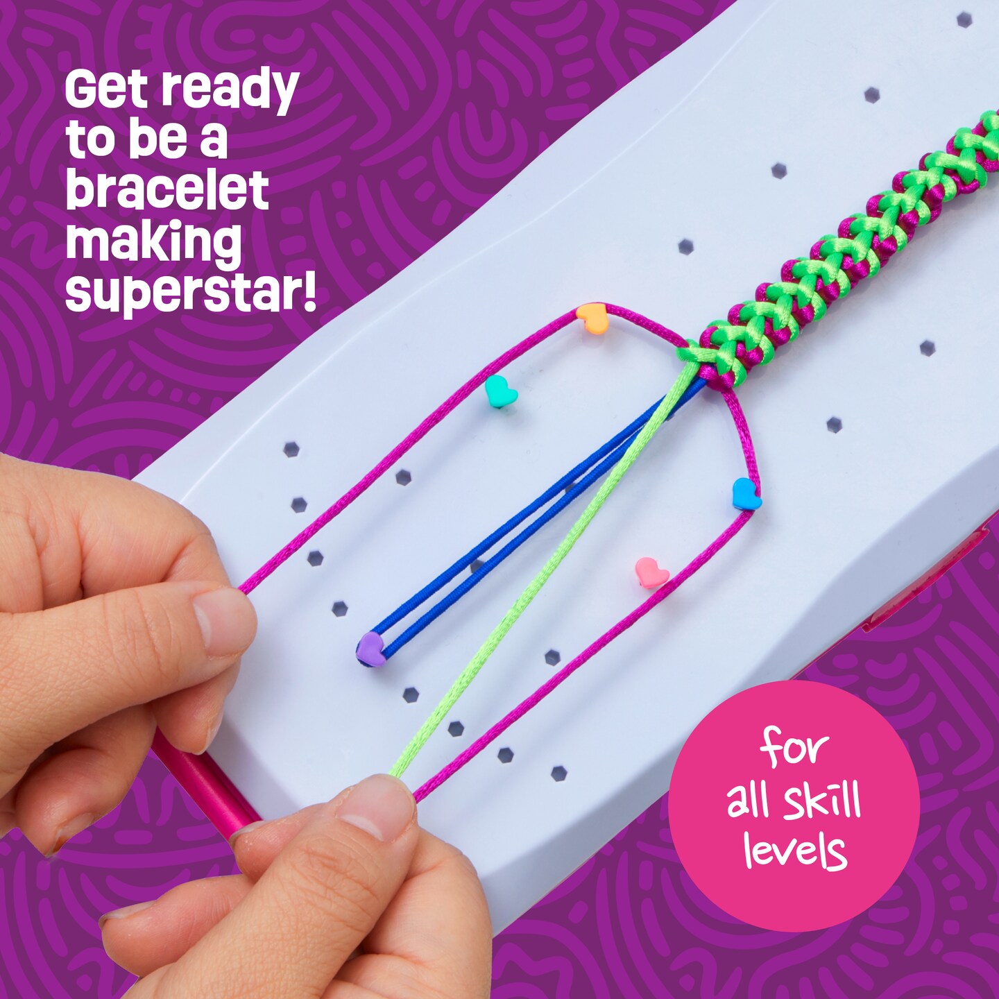 Friendship Bracelet Making Kit for Girls - Crafts for Girls - String Bracelets Maker Craft - Gifts for 6-12 Year Old Girl - Birthday Gift Ideas &#x26; Kits Toys