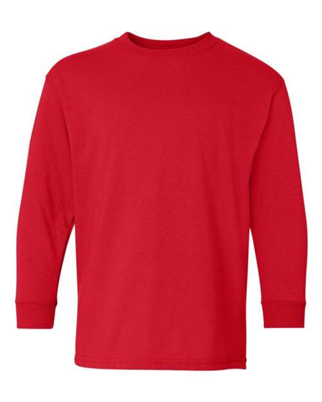 24 Pack: Heavy Cotton Youth Long Sleeve T-Shirt | 100% Cotton
