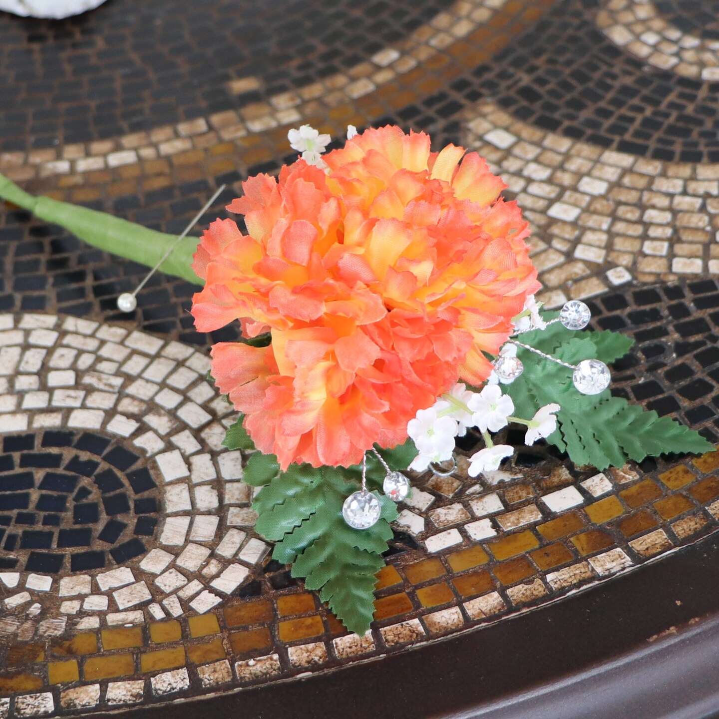 LGBT Carnation Picks: Set of 100, 3.5" Wide, Silk Flowers, Floral Home by Artificial Flowers