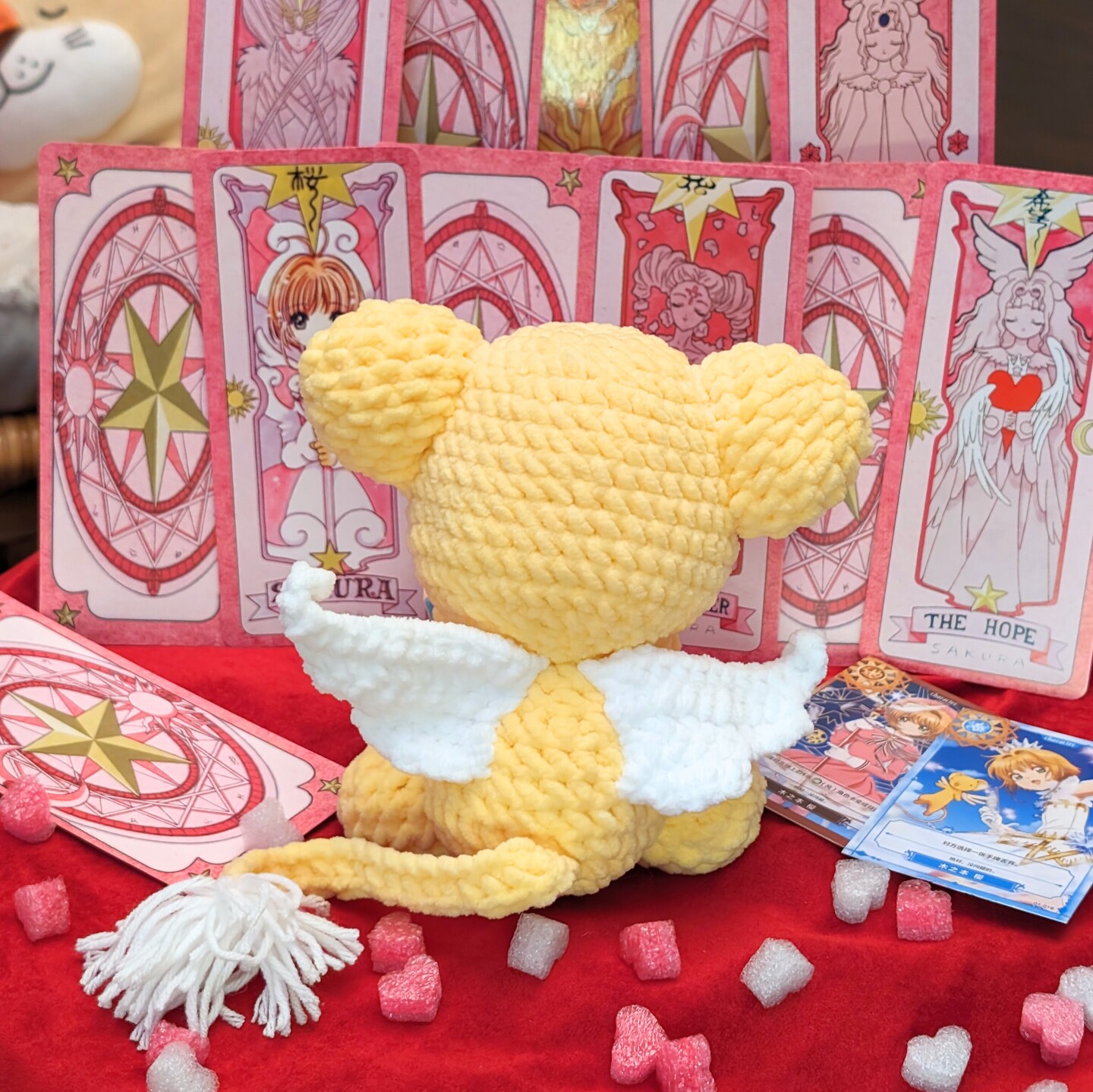 Kero Chan Cerberus Crocheted Plush, Card Captor Sakura, Animal