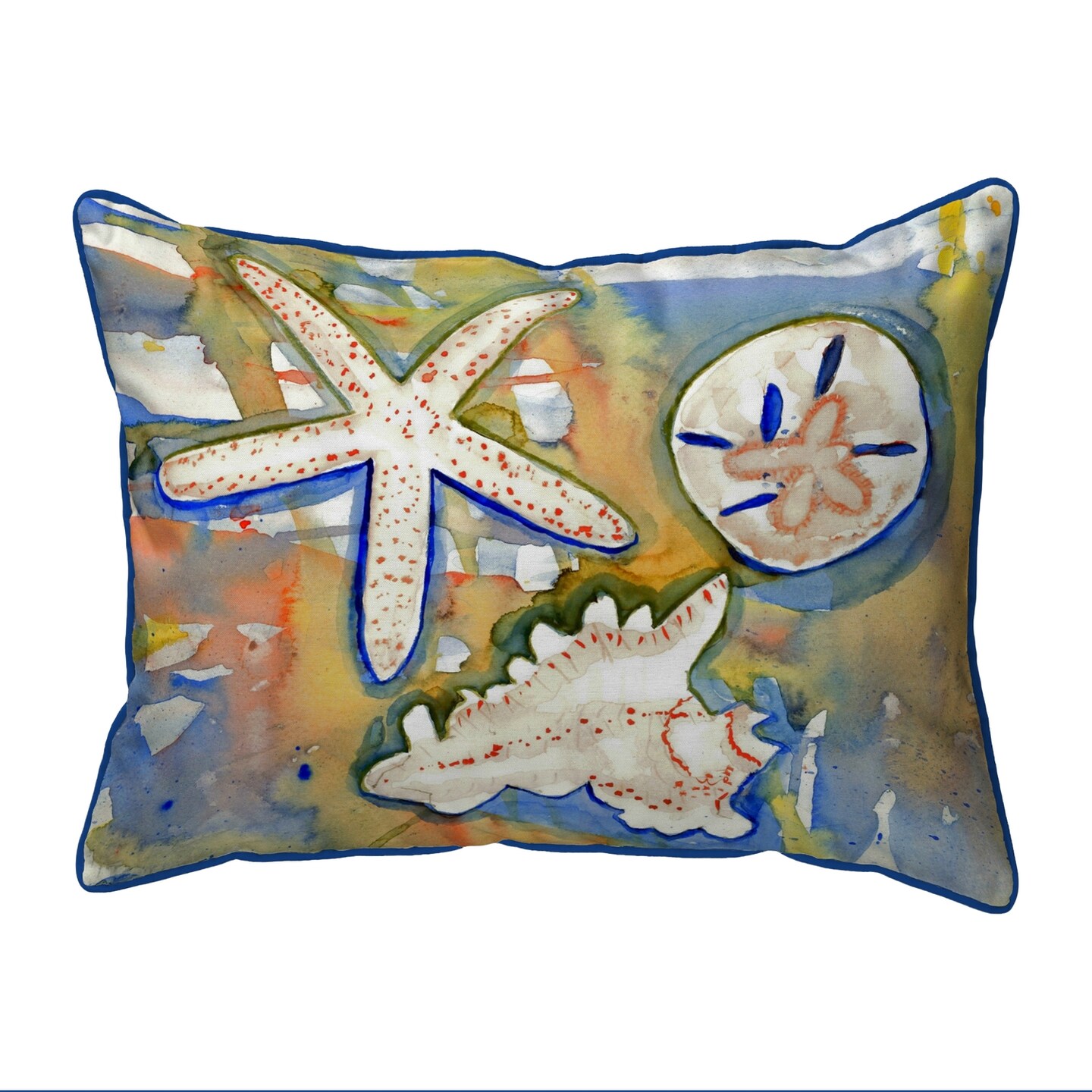 Betsy Drake Beach Treasures Small Indoor/Outdoor Pillow 11x14 | Michaels