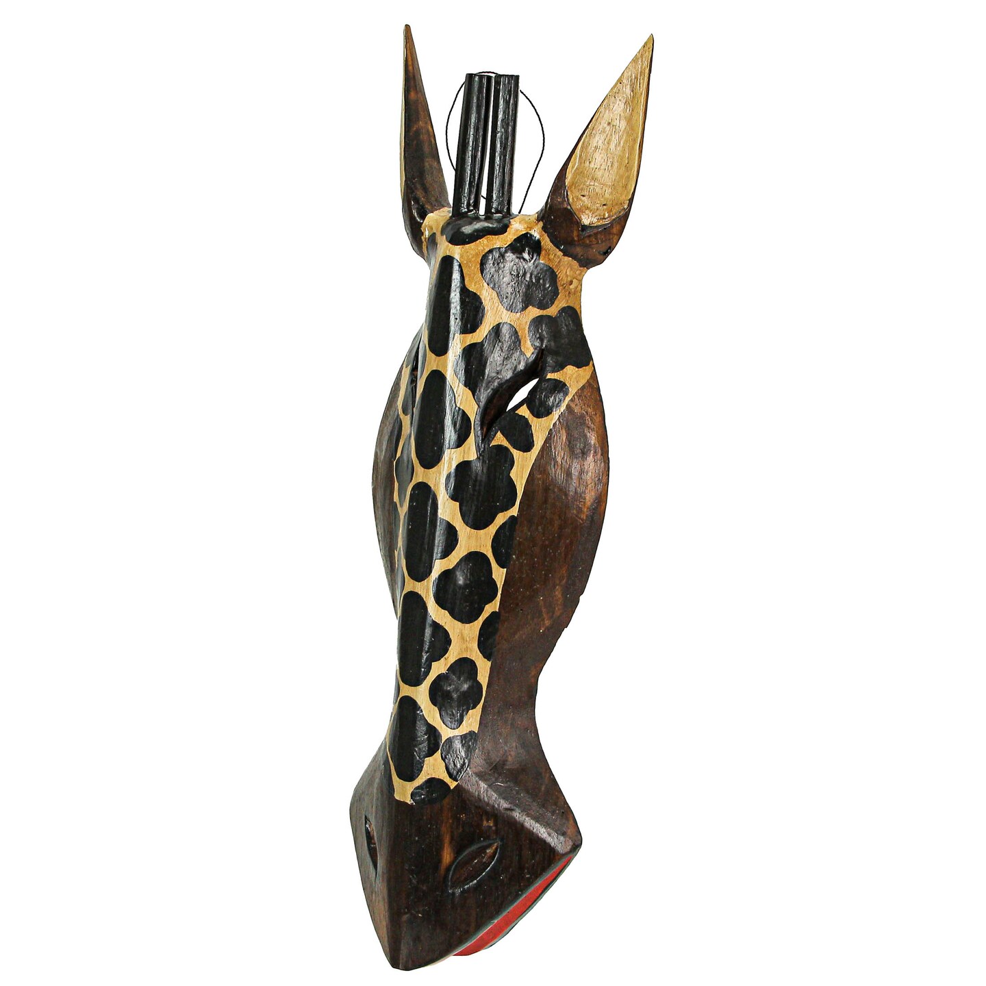 African Giraffe Jungle Mask Africa Decor Wall Hanging