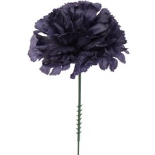 Box of 100: Navy Blue Carnation Picks, Silk Flowers, Floral Picks (5&#x22;L X 3.5&#x22;W) by Floral Home&#xAE;