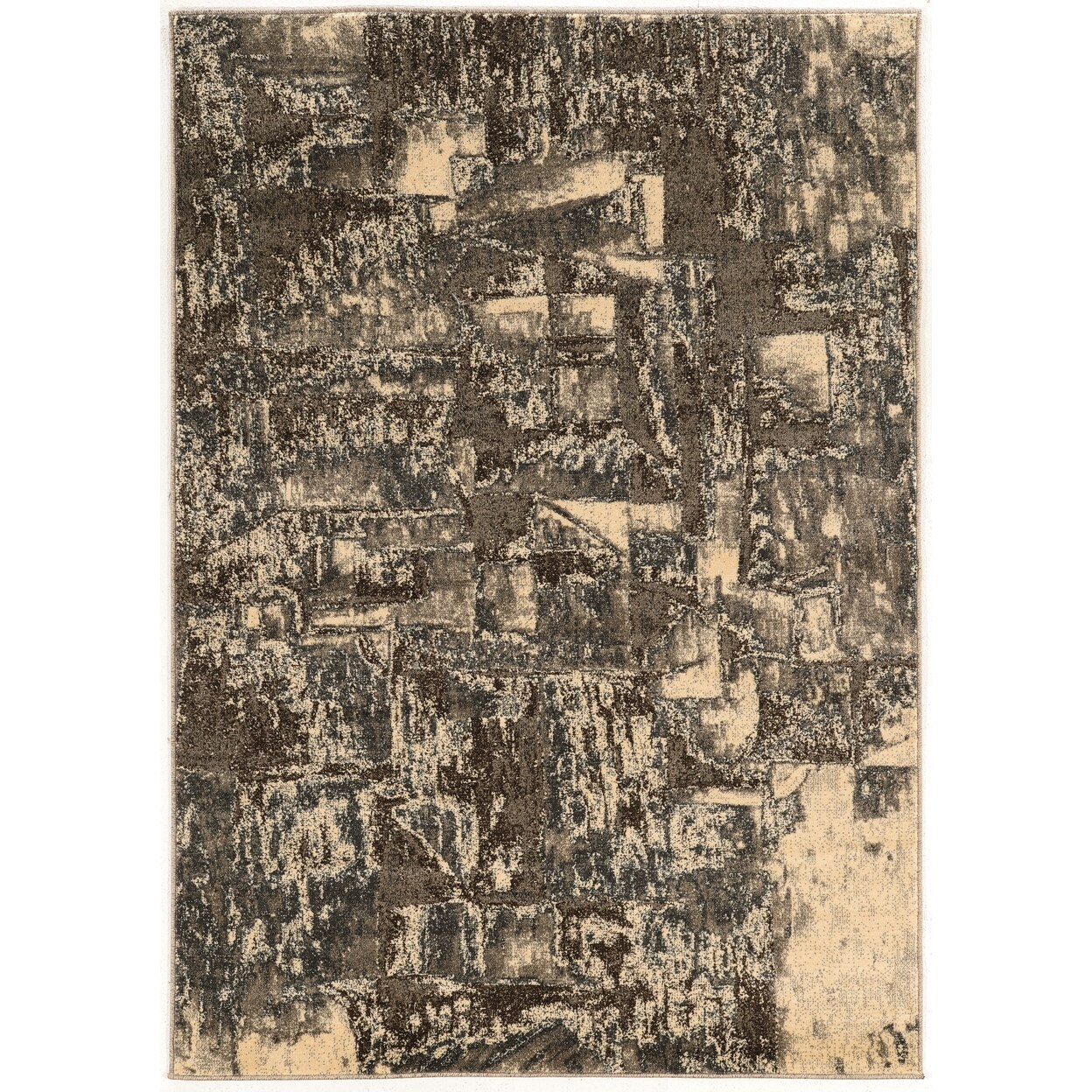 Masters Barcelona 5X7.6 Charcoal Slate Area Rug Easy Care Polypropylene
