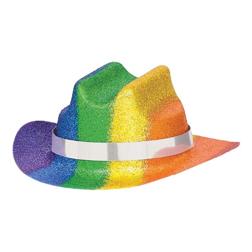 Pride Mini Rainbow Cowboy Hat