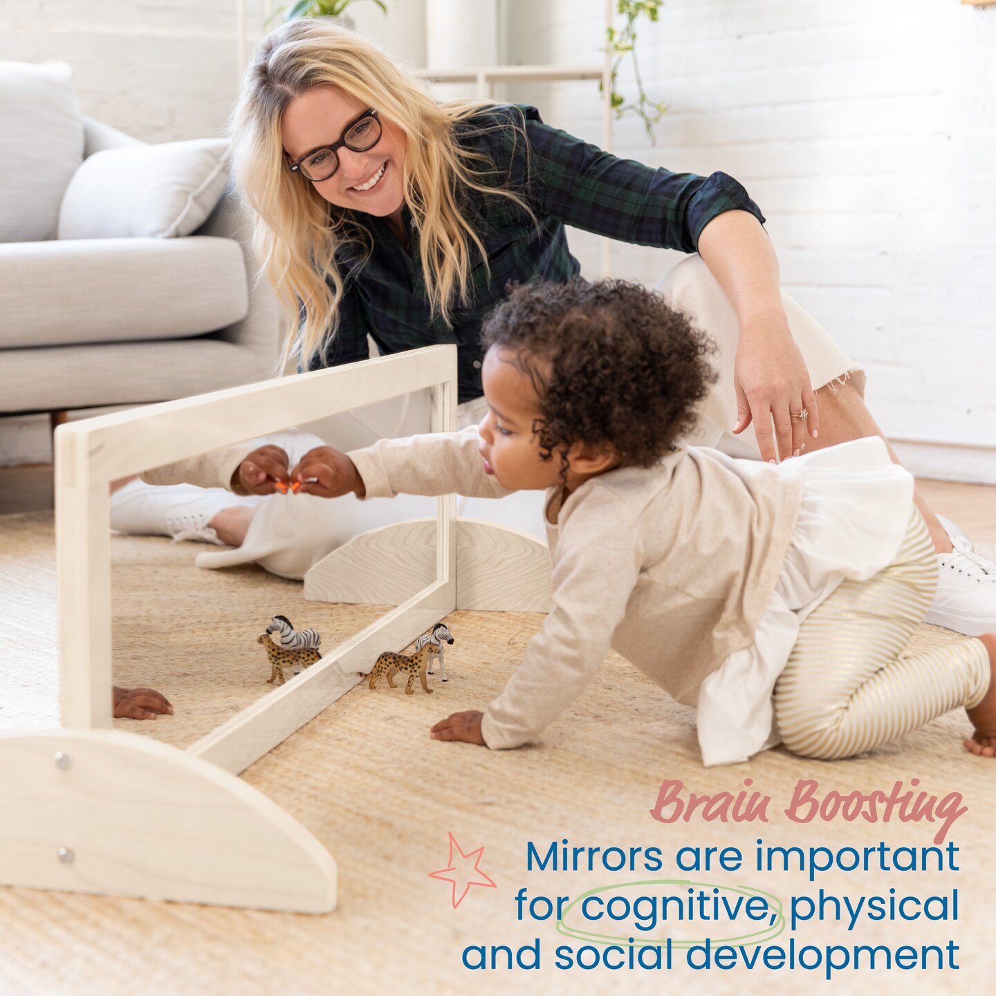 Double-Sided Bi-Directional Mirror, Kids Furniture