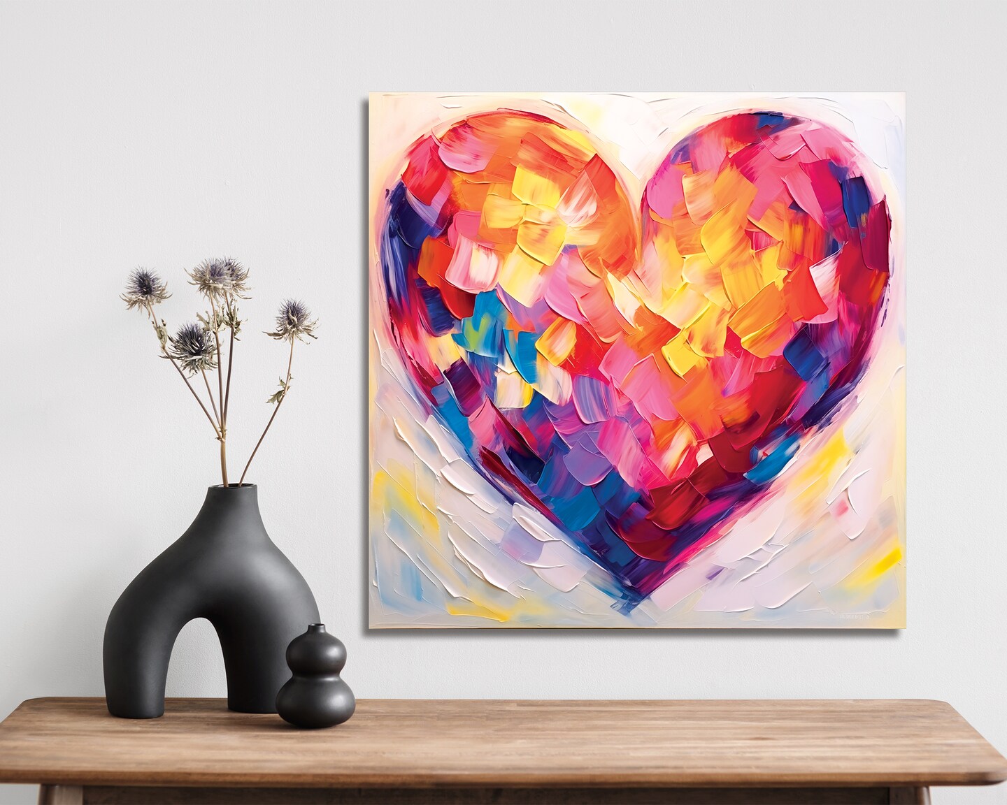 HUMAN HEART ART - Wall Decor Canvas - Human Wall Art - Contemporary Art - Human Emotions Art - Modern Wall Art - hotsell Oil Wall Art